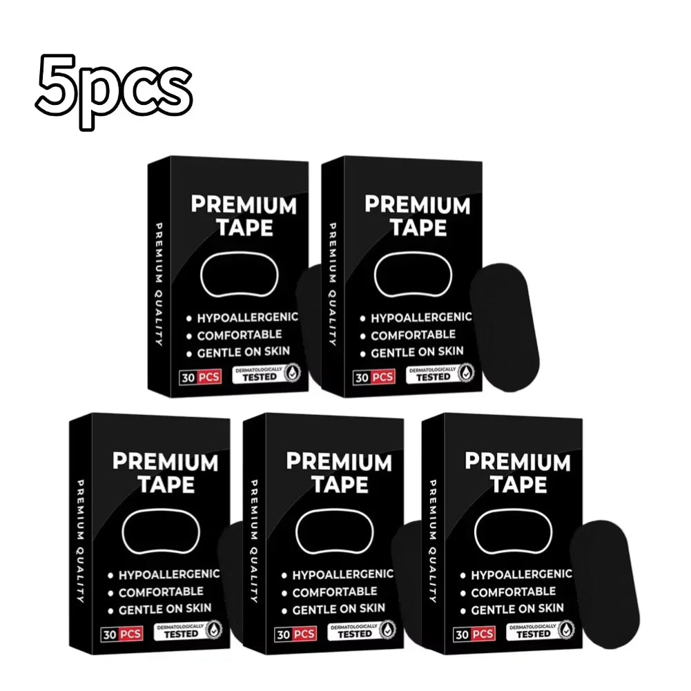 30/90/150/300Pcs Medical Grade Anti-Snoring Sleep Mouth Tape Nasal Strips for Better Breathing And Snoring Relief
