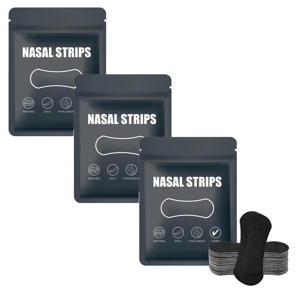 30/60/90/150 Pieces,Anti Snoring Nose Strips for Breathing Correction Physical Expansion Breathable Nasal Patch Nasal Strips