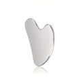 Soothing and Cooling, Stainless Steel Gua Sha Facial Massager - Cooling Eye and Face Tool for Firming, Jawline and Relaxation