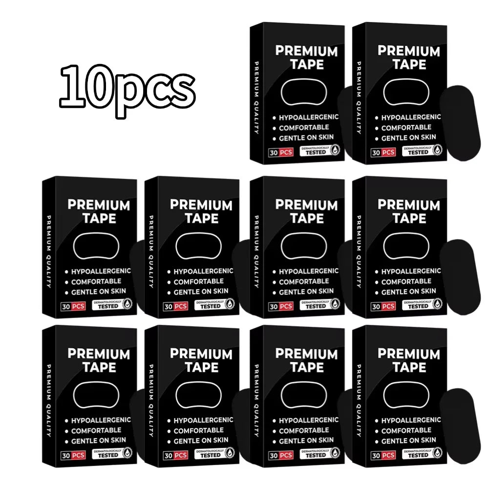 30/90/150/300Pcs Medical Grade Anti-Snoring Sleep Mouth Tape Nasal Strips for Better Breathing And Snoring Relief